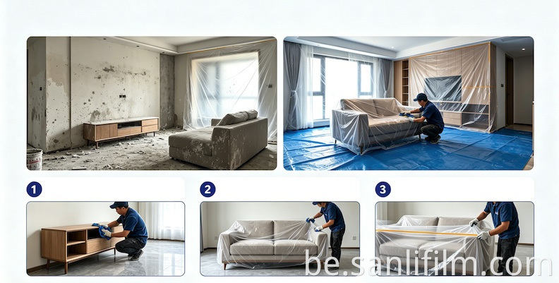 Application of Dust-proof Film in Home Renovation